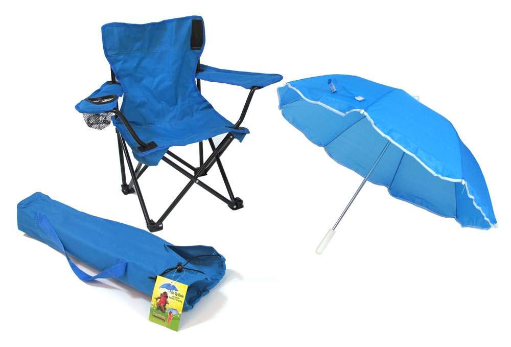 Redmon For Kids Beach Baby All-Season Umbrella Chair with Shoulder Bag Color: Light Blue
