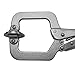 Milescraft 4000 2in Face Clamp – Heavy Duty, Locking, C-Clamp with Adjustable Swivel Pads, for Pocket Hole Joinery, Wood Projects, Welding and More