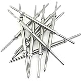 Senmit Lag Screw Swage Turnbuckle,for 1/8 Cable Deck Stair Railing,Stainless Steel T316 Marine Grade 10 Pack