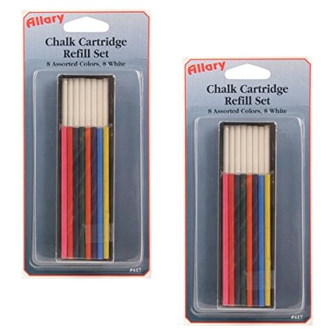 Allary 417 Chalk Cartridge Refill Sets for Marking Fabric and Patterns - Multi-Packs (2 Chalk Cartridge Refill Sets) Cover