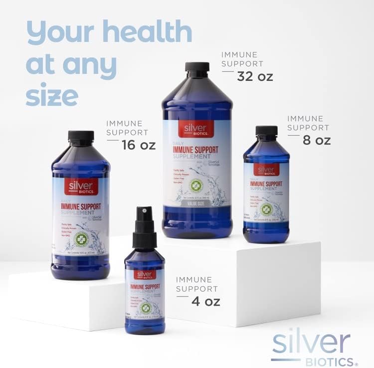 Silver Biotics Multivalent SilverSol Technology Ag₄O₄ 10 PPM Immune Support | Bio-Hacking Immune Building Natural Support | 16 Fl Oz - Image 7