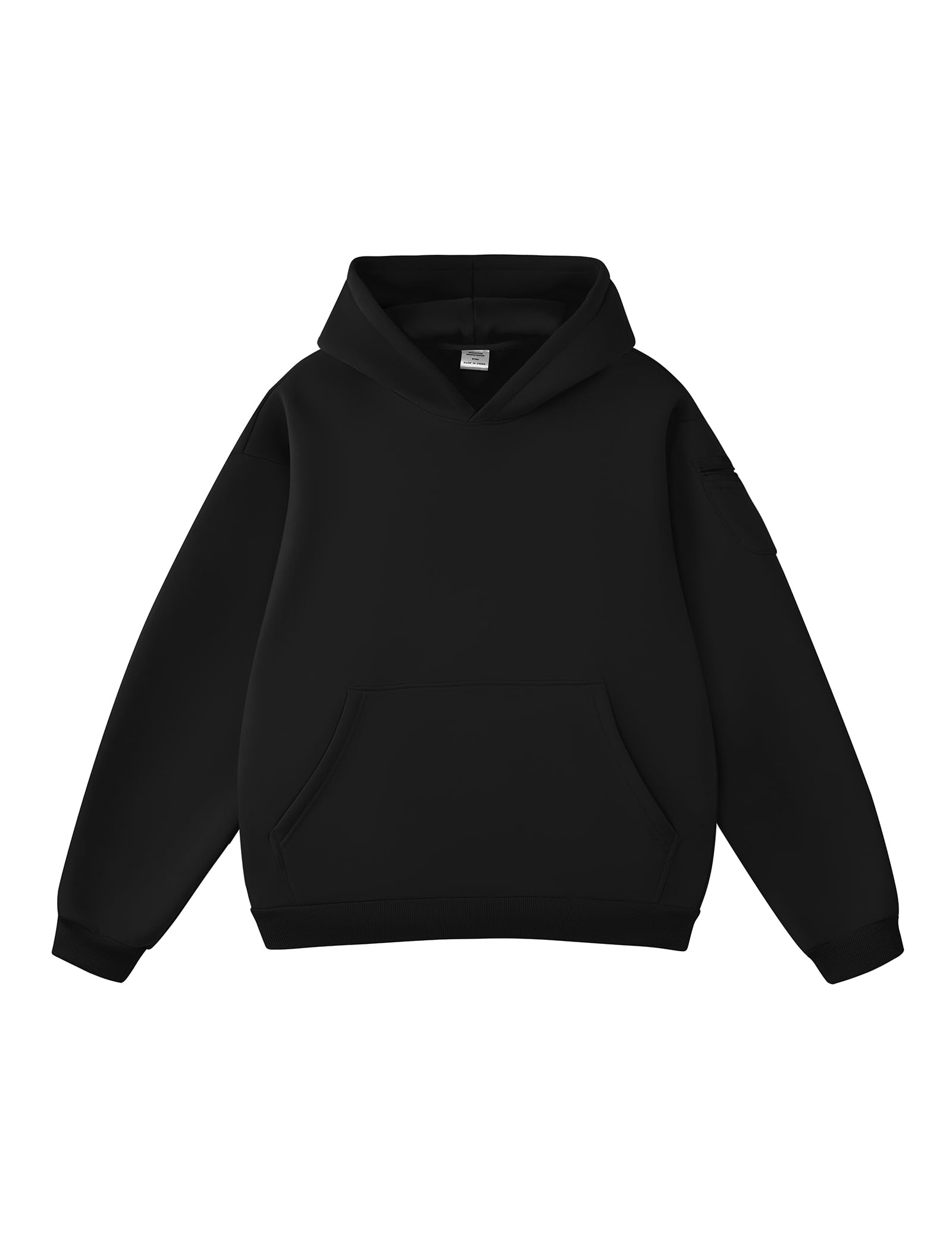 Men's Hoodies Pullover Oversized Soft Hooded Sweatshirts Long Sleeve Gym Athletic Travel Hoodies with Zipper Pocket