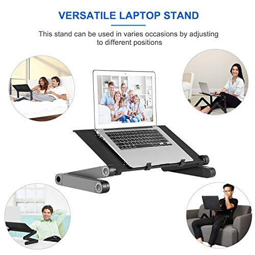 moxuan Adjustable Laptop Stand for Bed Computer Table Desk for Laptop