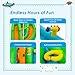 BOUNTECH Inflatable Water Slide, 6 in 1 Giant Water Park for Outdoor with Dual Slides for Racing Fun, Climbing Wall, Blow up Water Slides Inflatables for Kids Backyard Party Gifts (Without Blower)