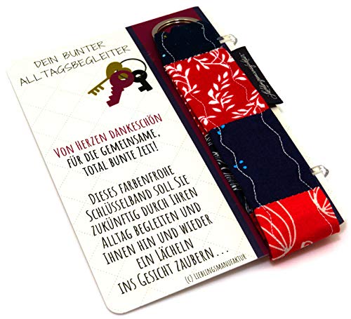 Abschiedsgeschenk für Lehrerin & Ausbilderin | von Herzen dankeschön – Schlüsselanhänger mit Botschaft – zum Abschied danke sagen – persönliches Geschenk für Lehrer z.B. in Grundschule