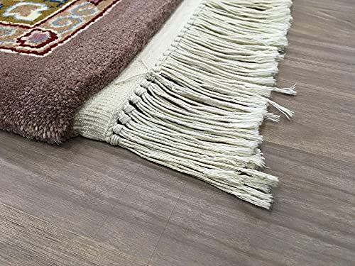 Amazon | 【中国段通 ウール 約6畳用】絨毯(じゅうたん)・カーペット