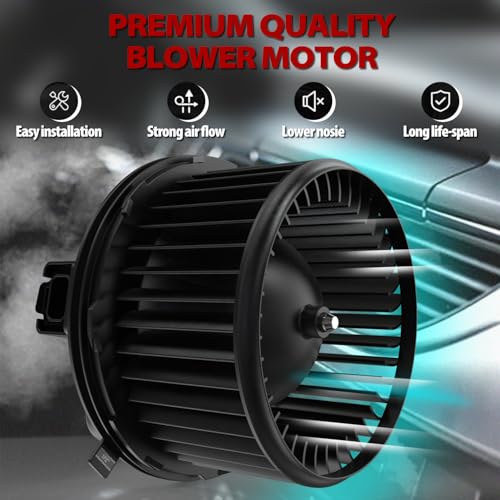 Image of 1PZ CS3-DVC 700191 AC Blower Motor with Fan Replacement for 2003 2004 2005 2006 Chevy Silverado 1500 2500 Suburban Avalanche GMC Sierra Yukon Escalade HVAC Heater Blower Motor