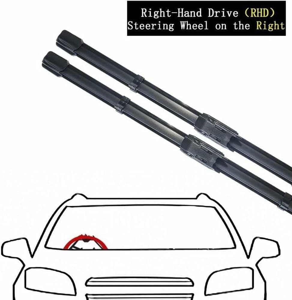 QILING Tergicristallo per Auto per Dacia Sandero Stepway 2021 2022 Tergicristalli Anteriori Parabrezza Spazzola per Parabrezza (Tergicristallo Posteriore)
