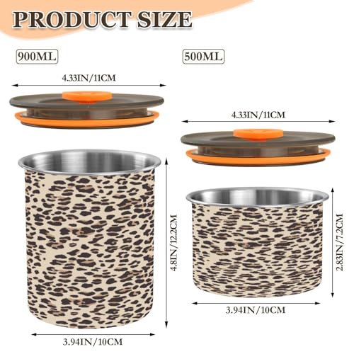 Envase para café ATTX de acero inoxidable 500ml con tapa hermética miniatura 2