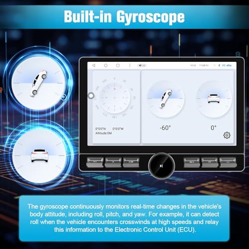 Image of Android Car Radio Stereo for Dodge Ram 2013-2019 1500 2500 3500,10.6 inch Screen 4G+64G Qualcomm 6215,Supports Carplay /Android Auto Built-in BT /WiFi /GPS /AM /FM /SWC /4G Network (SIM Not Included) AUTO AC