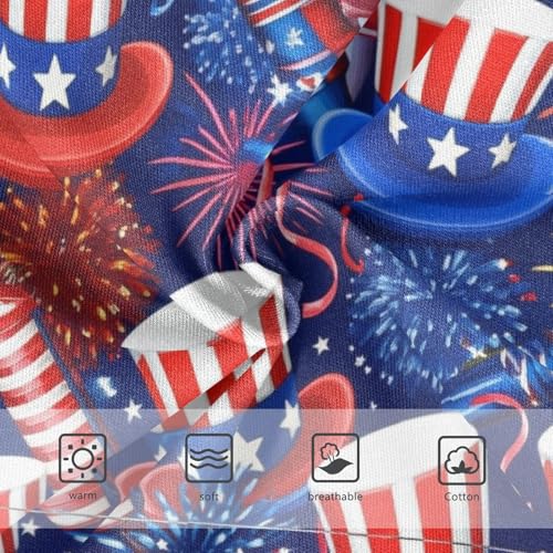 Joisal Cartoon Red Blue Fireworks Hat Toddlers Underwear Floral 2t Cotton Girl Panties Cute Bright Underpants Briefs3