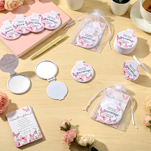 Set de 25 espejos compactos inspiradores para mujer miniatura 5