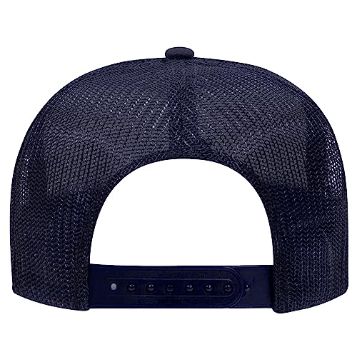 Image of OTTO Polyester Foam Front 5 Panel High Crown Mesh Back Trucker Hats in 97, Bulk, Wholesale
