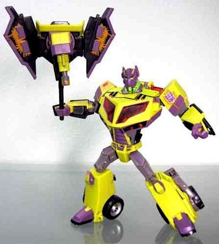 TRANSFORMERS ANIMATED BOTCON 2011 SIDESWIPE AND TOXITRON LIMITED