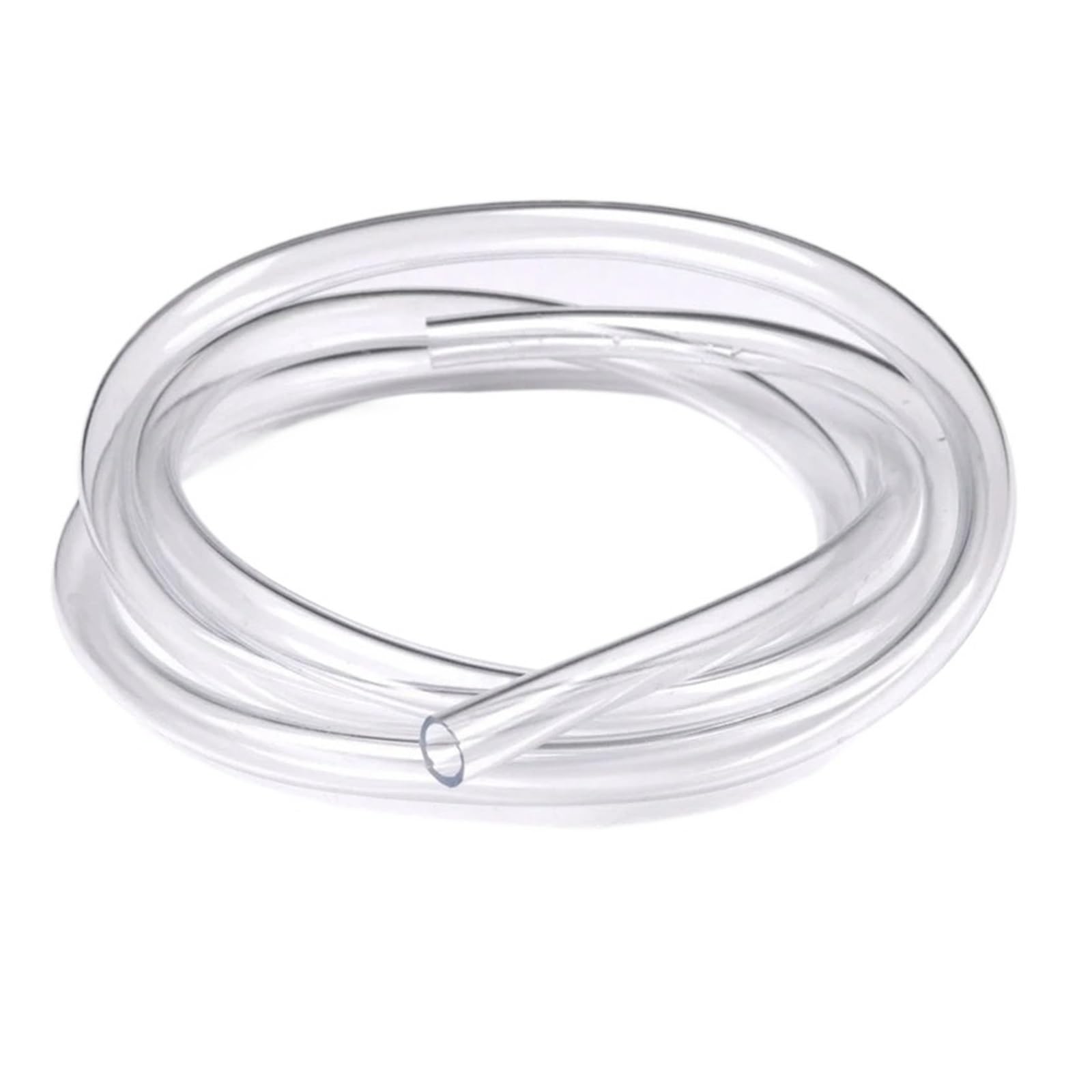 1~20m Aquarium Oxygen Pump Hose Air Bubble Stone Aquarium Fish Tank Pond Pump Tube 4 * 6mm White Black Clear Flexible Tubes(White,5m)