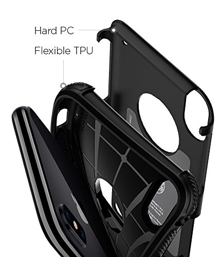 Cover iPhone X, Spigen [Hybrid Armor] Custodia