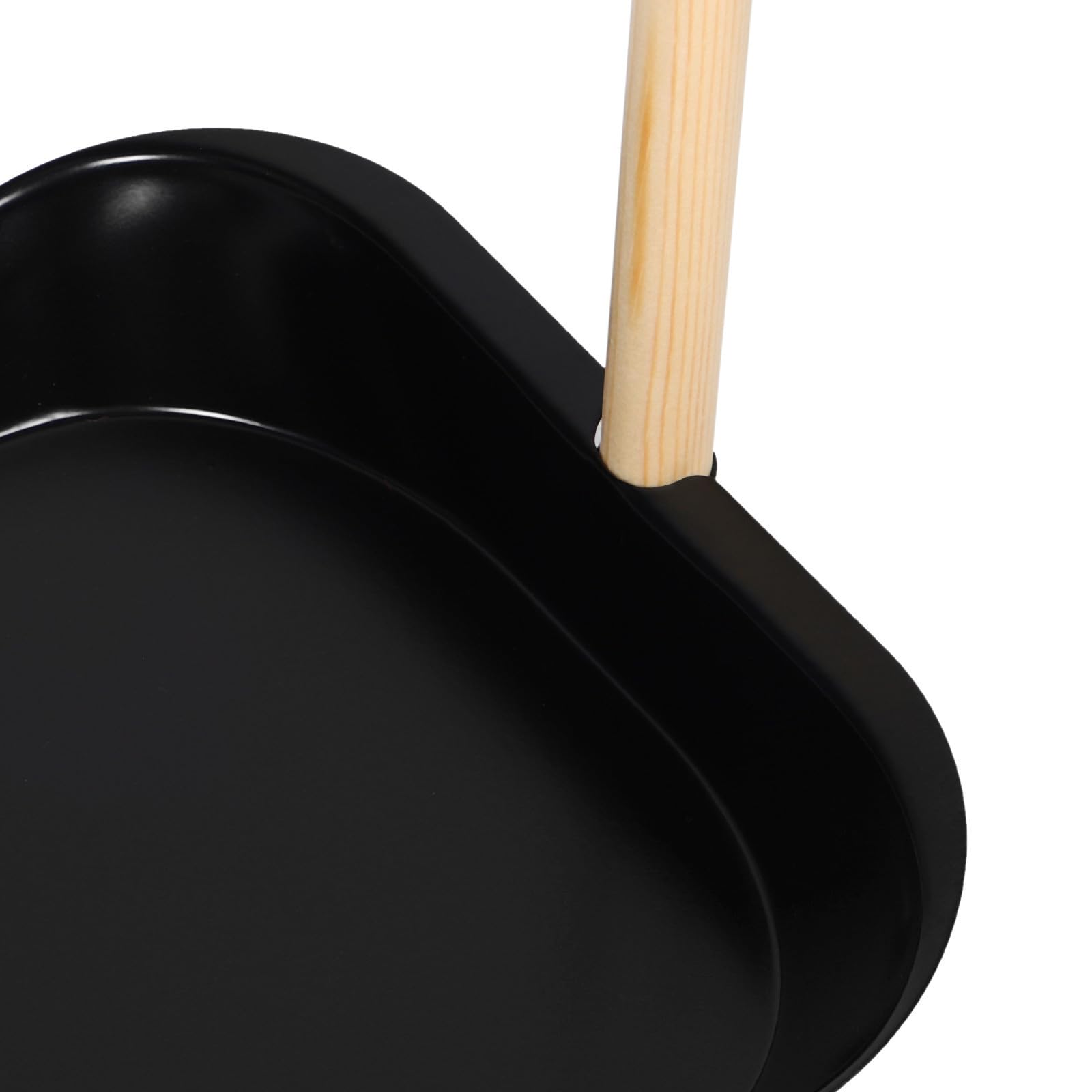 TOYANDONA Escoba y Recogedor de Madera Hechos Mano Cepillo Doméstico para Cocina y Sala Conjunto Antipolvo con Recogedor de Hierro Resistente para Limpieza sin Rayas Pisos de Madera