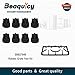 8Pcs 00618112 00637940 Rubber Grate Feet Part by Beaquicy - Replacement for Thermador, Bos-ch Gas Range/Cooktop - Replaces 00617174, 617174, 00618112, 618112, 1999626, AH3478553, EA3478553, PS3478553