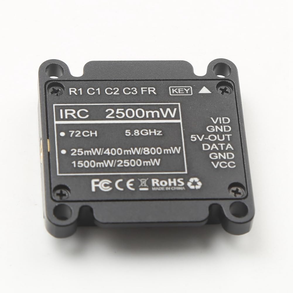 Trasmettitore Video FPV 5.8G 2.5W VTX 72CH MMCX con Antenna per Droni da FPV A Lungo Raggio
