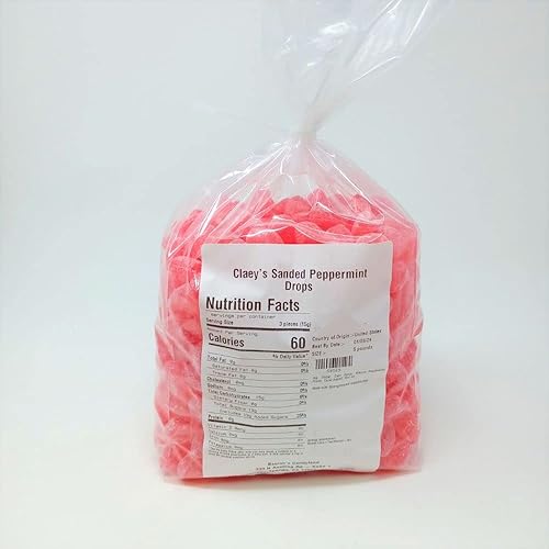 Miniatura 3 de Caramelos duros de menta lijada a la antigua, 5 libras de caramelos Claey's