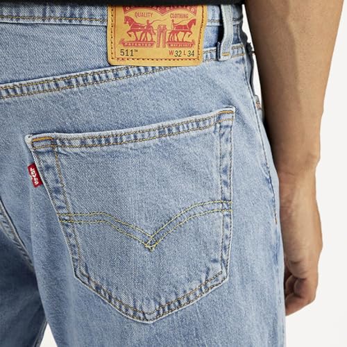 Image of Levi's Men's Mid Indigo Slim Fit Mid Rise Jeans