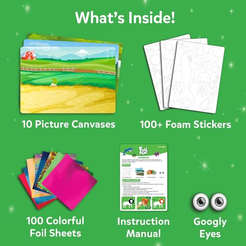 Image of Skillmatics Foil Fun - Animals, No Mess Art for Kids, Travel Toys, Craft Kits, DIY Creative Activity, Screen-Free Entertainment, Gifts for Boys & Girls Ages 4, 5, 6, 7, 8, 9
