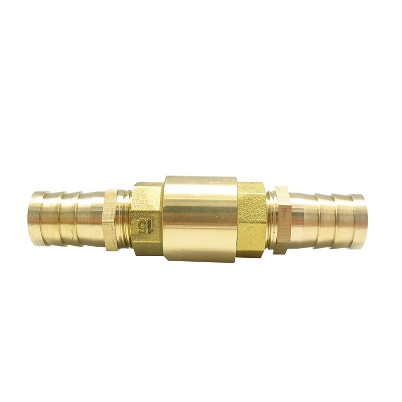 Válvula de retención de resorte de elevación vertical de latón de 6 mm, 8 mm, 10 mm, 12 mm, 14 mm, 16 mm, 19 mm, 25 mm y 32 m for manguera, válvula antirretorno unidireccional de agua(32mm)