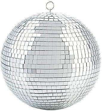 Alytimes Mirror Disco Ball -4-Inch Cool and Fun Silver Hanging Party Disco Ball Big Party Decorations, Party Design 4 inch