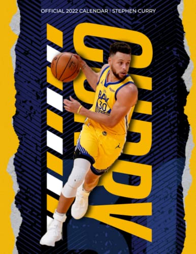 Stephen Curry Calendar 2022: Stephen Curry OFFICIAL 2022 Calendar, SPORT Calendar 2022 â€“ 18 months â€“ BIG SIZE 17