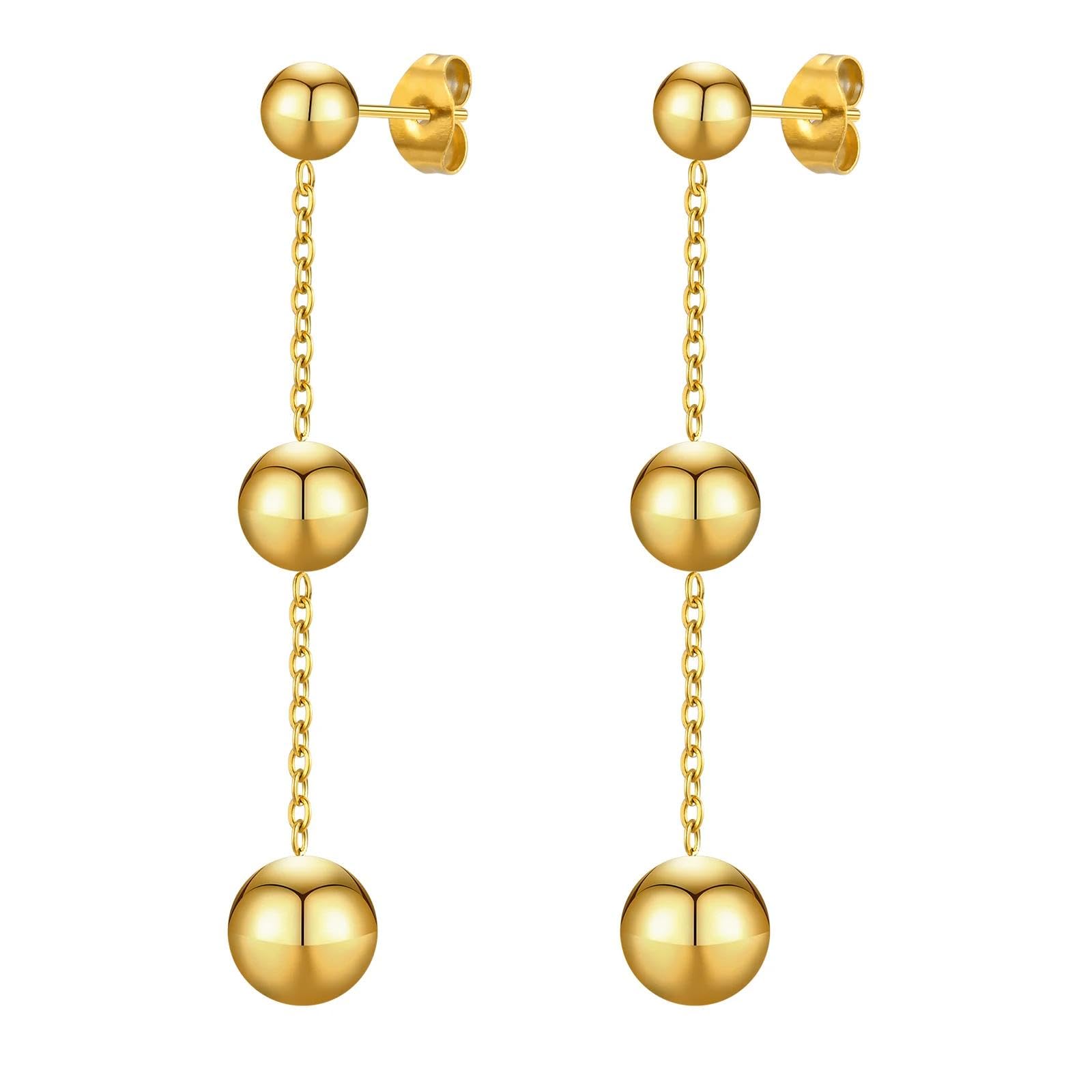 Pendientes de cuentas con borlas colgantes y diseño boho de semental para mujer 7