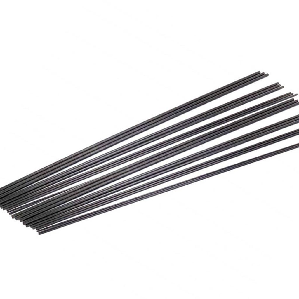 10pcs Carbon Fiber Rods 0.5-8mm x 1M Multi-Size Kit for RC Drone/Industrial Prototyping(2.5mm)