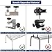 Bonnlo Pet Grooming Table, Portable Dog Grooming Table with Arm Noose & Mesh Tray, Adjustable Foldable Pet Groom Table Stand for Dog Cat, Maximum Capacity Up to 330 LBS (45in)