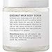 Majestic Pure Coconut Milk Body Scrub, Anti Cellulite & Exfoliator, Natural Skin Care Formula Helps with Stretch Marks, Eczema, Acne and Varicose Veins, 12 Oz