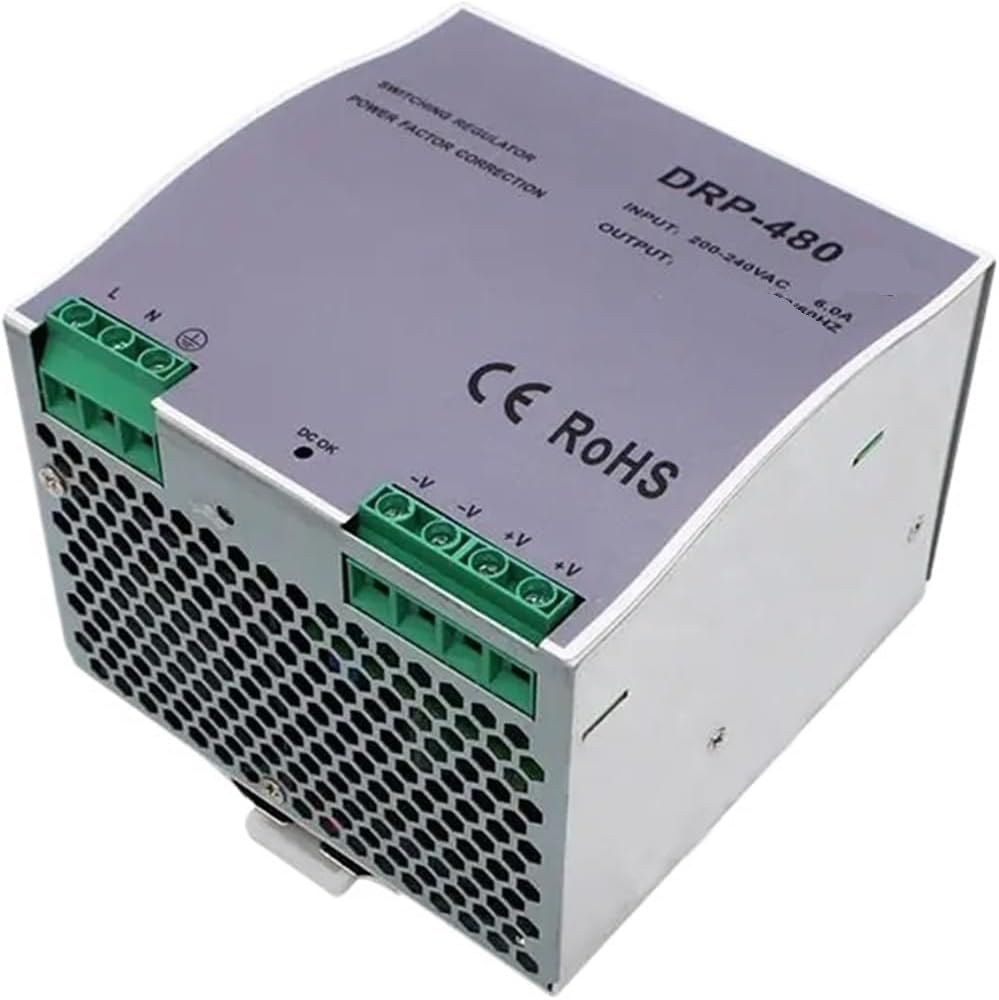 480 ワット DC 12 V 24 V 36 V 48 V 出力電圧 10A 13.3A 20A 40A DRP-480 DIN