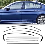 Stainless Steel Window Trim Chrome Delete for 2017-2023 BMW G30 530i 540i Black Window Trim Blackout Kit