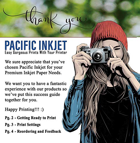 (8-X-10-Inch) Professional Quality Acid-Free Bright White Matte Inkjet Artist Paper 100-Sheets 230Gsm 10.4Mil | A Fine Art Inkjet Coated Cardstock-Like Paper For All Inkjet Brands #TOP3