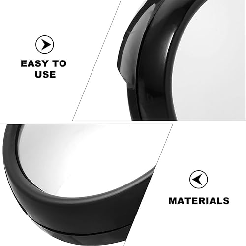 Miniatura 8 de Espejo de computadora Mini PC Accesorios de escritorio de oficina Accesorios Interior Clip en Espejo Espejo de Cubículo para ver detrás de ti Espejo