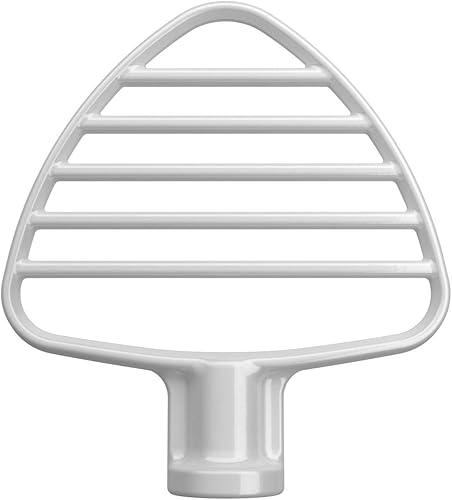 Miniatura 2 de KitchenAid Accesorio para batidora de pie inclinable para pastelería, blanco + escudo de vertido seguro KitchenAid KSMTHPS