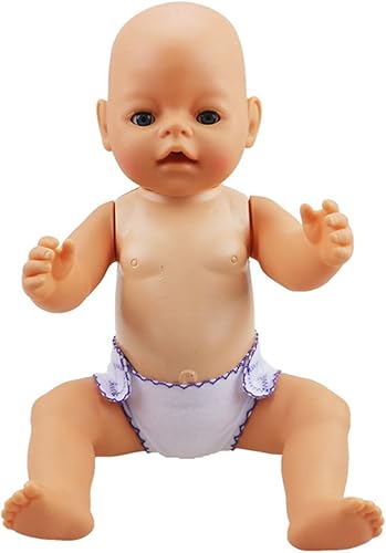 Miniatura 2 de Toyvian 6 piezas de accesorios para muñecas de bebé, pañales, ropa interior, bolsa de pañales reutilizable para bricolaje