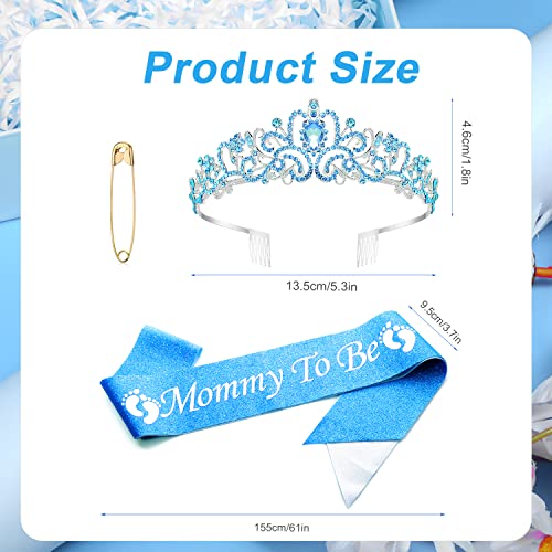 Mom to Be Baby Shower Decorations, Mom to Be Baby Shower Mommy to Be Sash and Tiara Set Mommy to