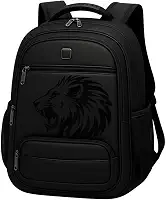 Mochila Reforçada Impermeavel Preta para Notebook Trabalho Viagem Executiva Casual Escola. 7 Compartimentos Independentes Alça Cabo de Aço e Material em Nylon.