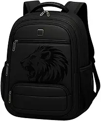 Mochila Reforçada Impermeavel Preta para Notebook Trabalho Viagem Executiva Casual Escola. 7 Compartimentos Independentes Alça Cabo de Aço e Material em Nylon.