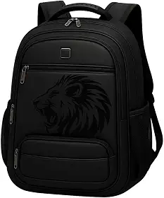 Mochila Reforçada Impermeavel Preta para Notebook Trabalho Viagem Executiva Casual Escola. 7 Compartimentos Independentes Alça Cabo de Aço e Material em Nylon.