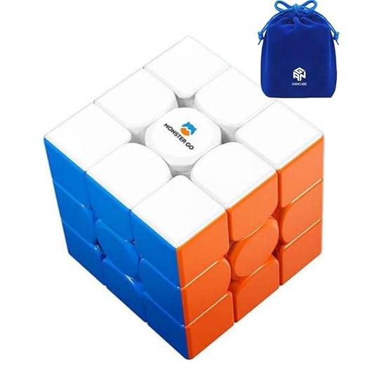 Cubo Mágico 3x3 Gan Monster Go V2 Magnético