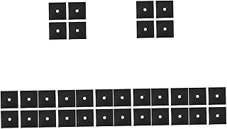 USHOBE 32 Pcs Gas Stove Protection Mat Gas Burner Gas Oven Counter Protector Eye Shades Gas Burner Liners Gas Stove Guard Gas Stove Burner Stove Burner Liners Gas Stove Burner Liner