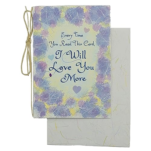 Blue Mountain Arts Love Card—Birthday, Just Because, Christmas, Holiday, or Any Occasion Card (Every Time You Read This Card, I Will Love You More)