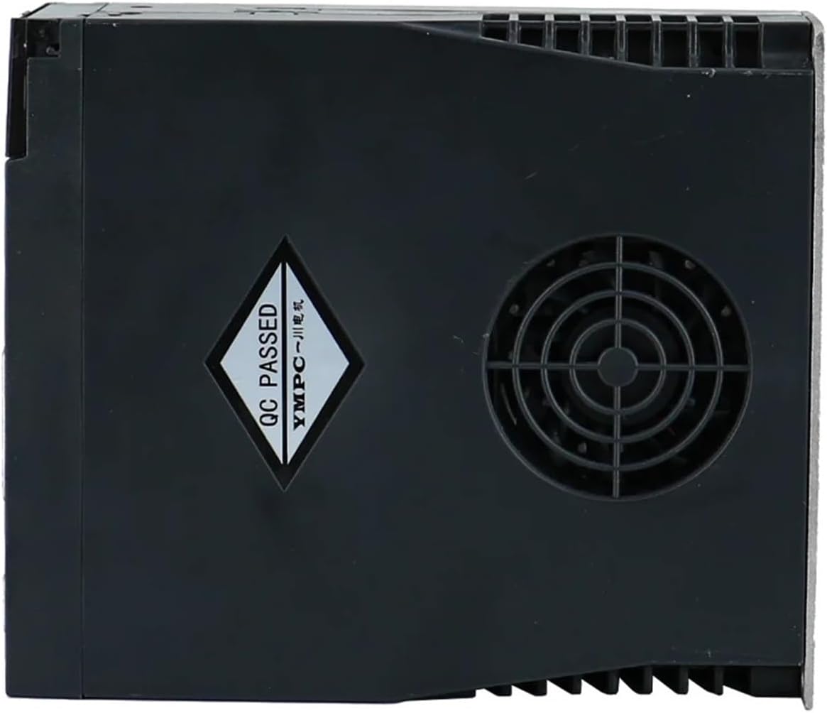 Side view of RWRAPS A1-SVD30 AC Servo Driver with cooling fan