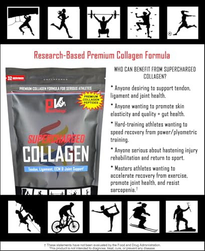 PhysiVantage Supercharged Collagen Peptides Powder - Hydrolyzed Collagen for Joint, Tendon, Ligament, & Skin Health Support - Unflavored, Keto, Paleo, 16oz | Enhanced with Vitamin C, BCAAs, Grass-Fed - Image 4