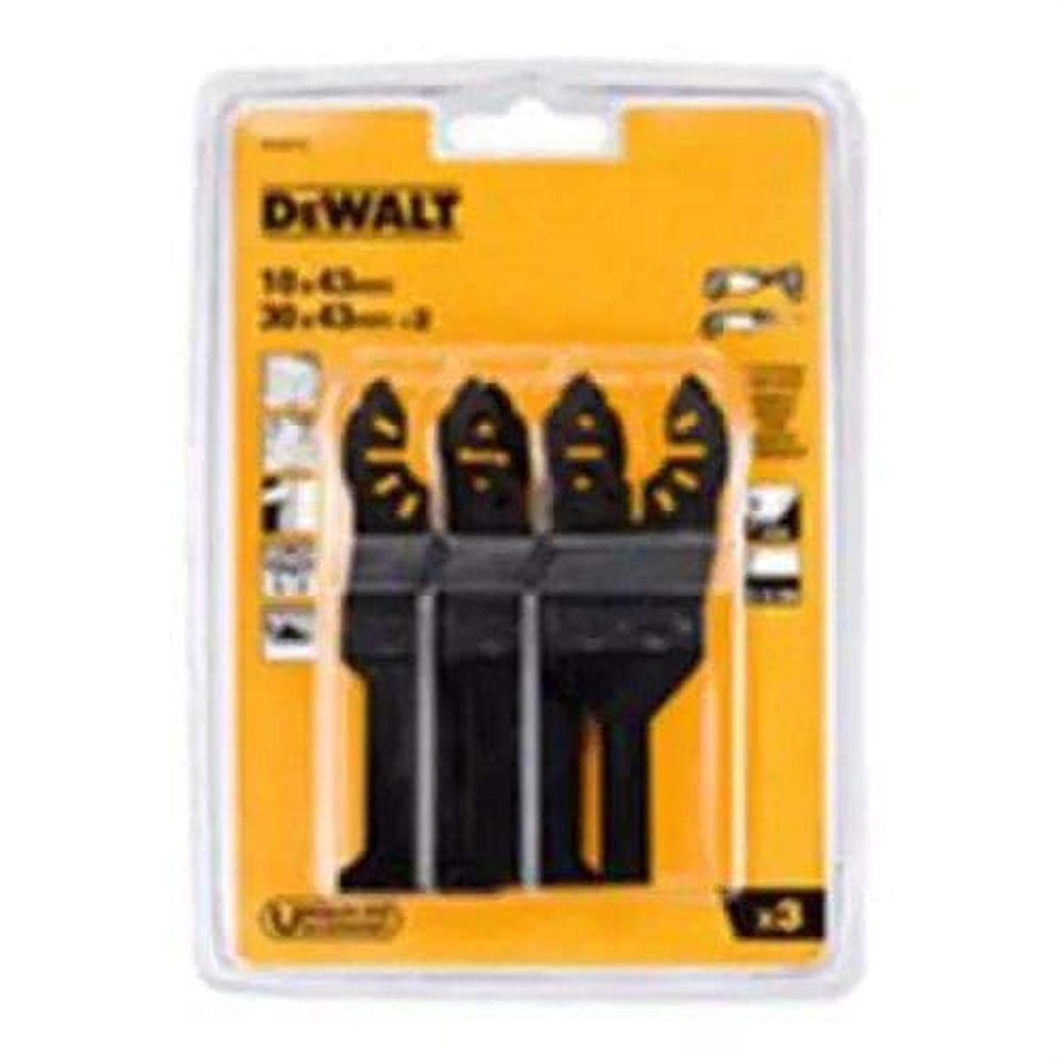 Dewalt DT20713-QZ DT20713-QZ-Conjunto Multiherramienta para, Madera con clavos, Panel de yeso y PVC (DT20701, DT20704, DT20706 x 1)