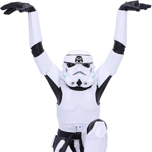 Miniatura 5 de Nemesis Now Patada de grúa Stormtrooper con licencia oficial, color blanco, 8.1 in